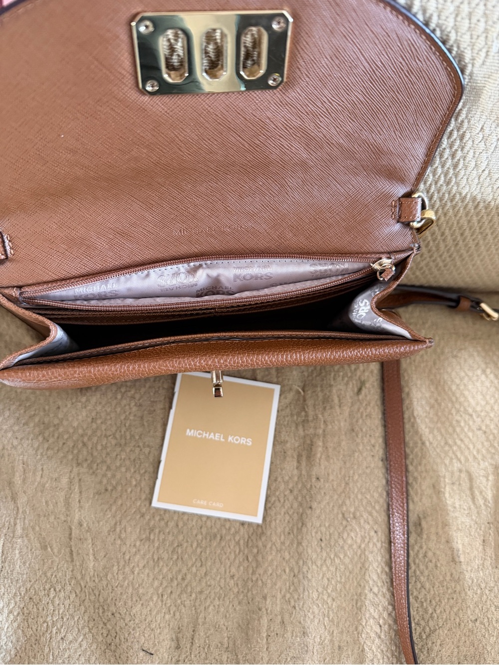 Michael Kors brown purse - Picture 4 of 6